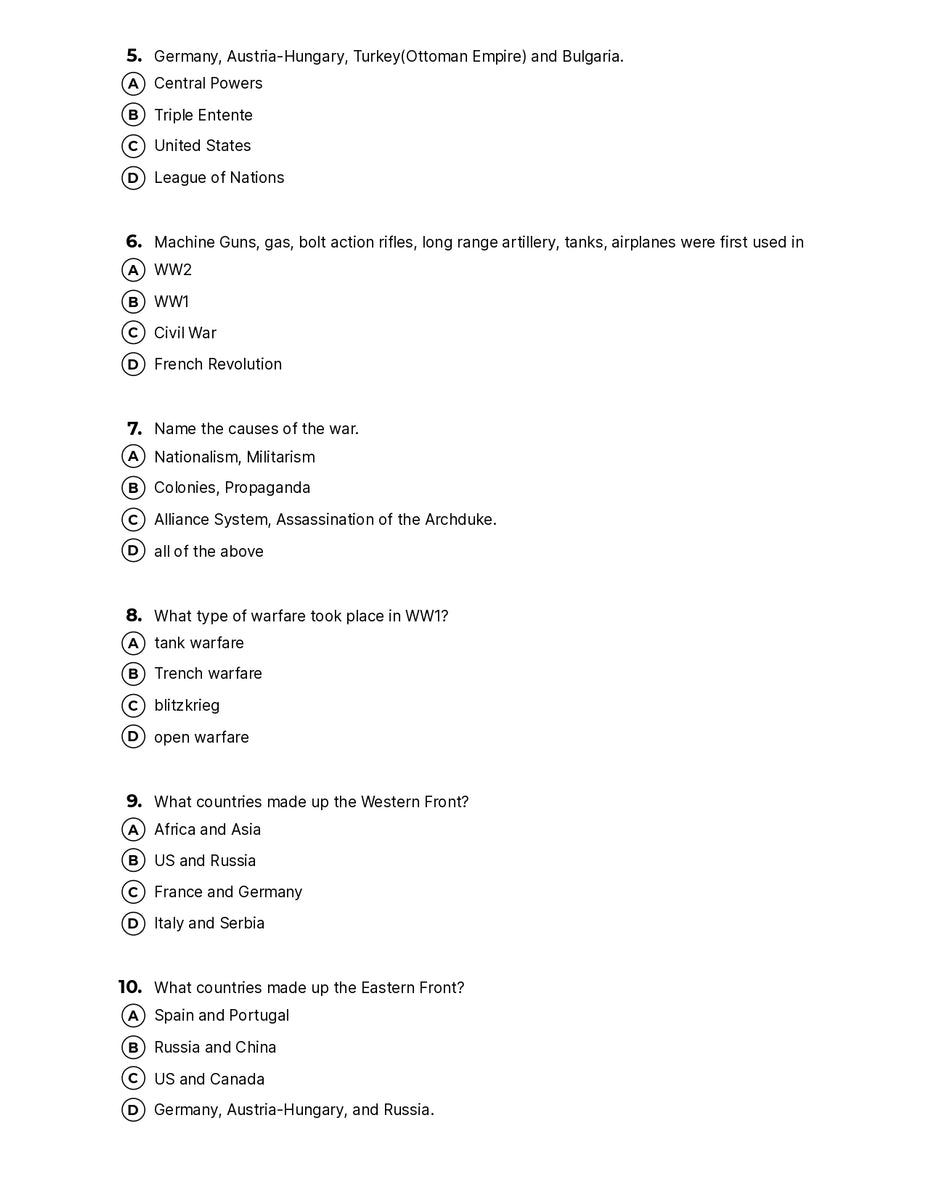 Quiz 6 Ano Perguntas e Respostas, PDF
