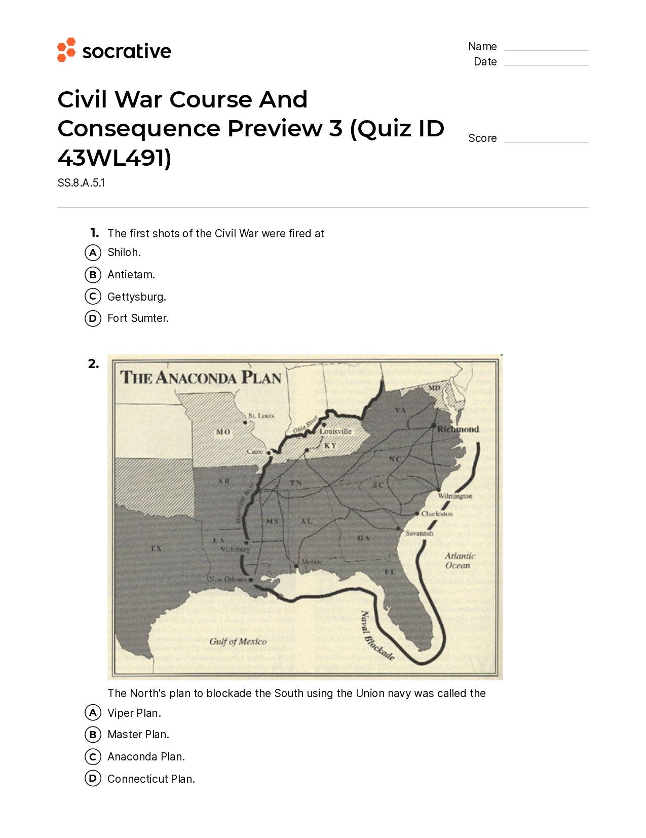 Civil War Course And Consequence Preview 3