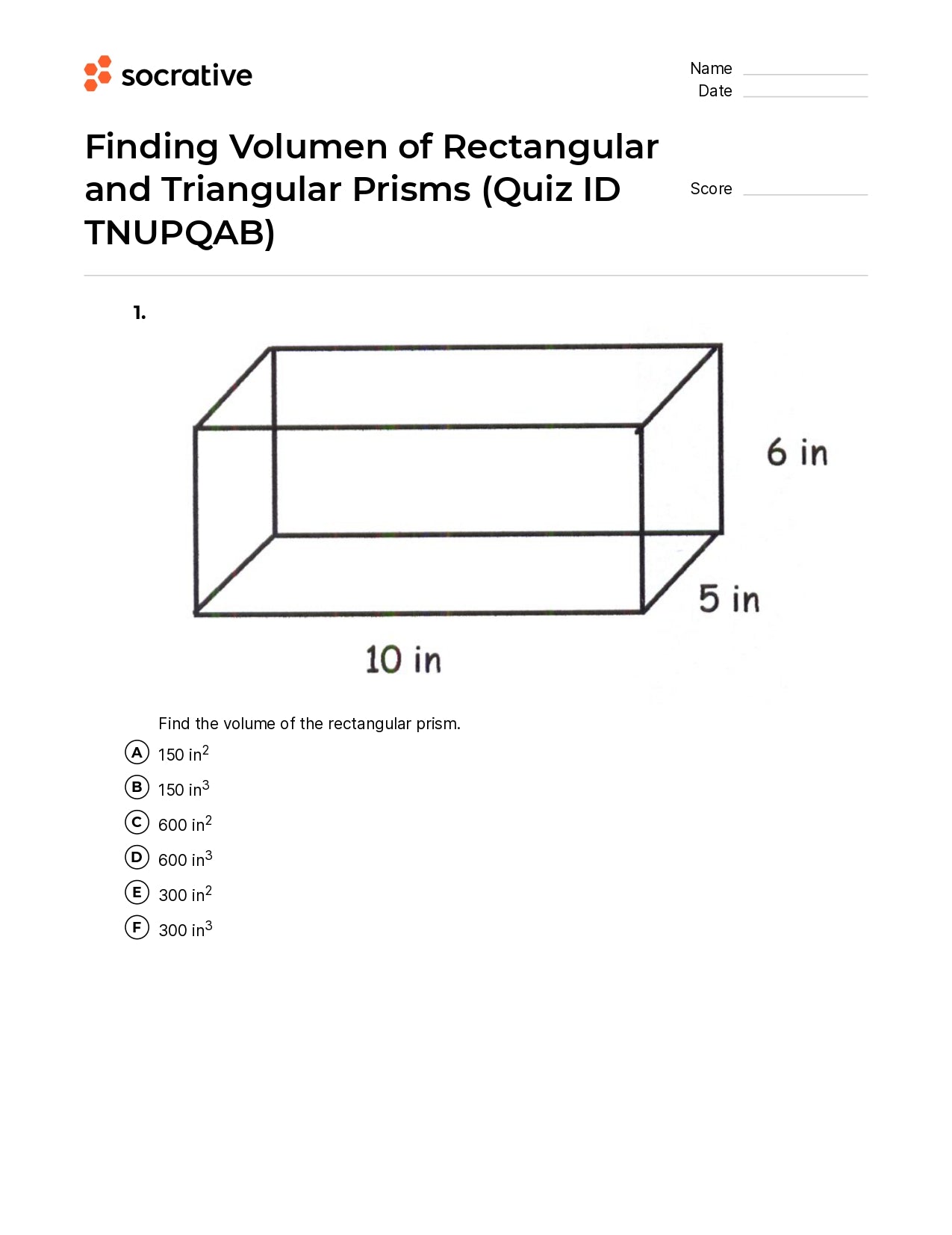 Finding Volumen Of Rectangular And Triangular Prisms