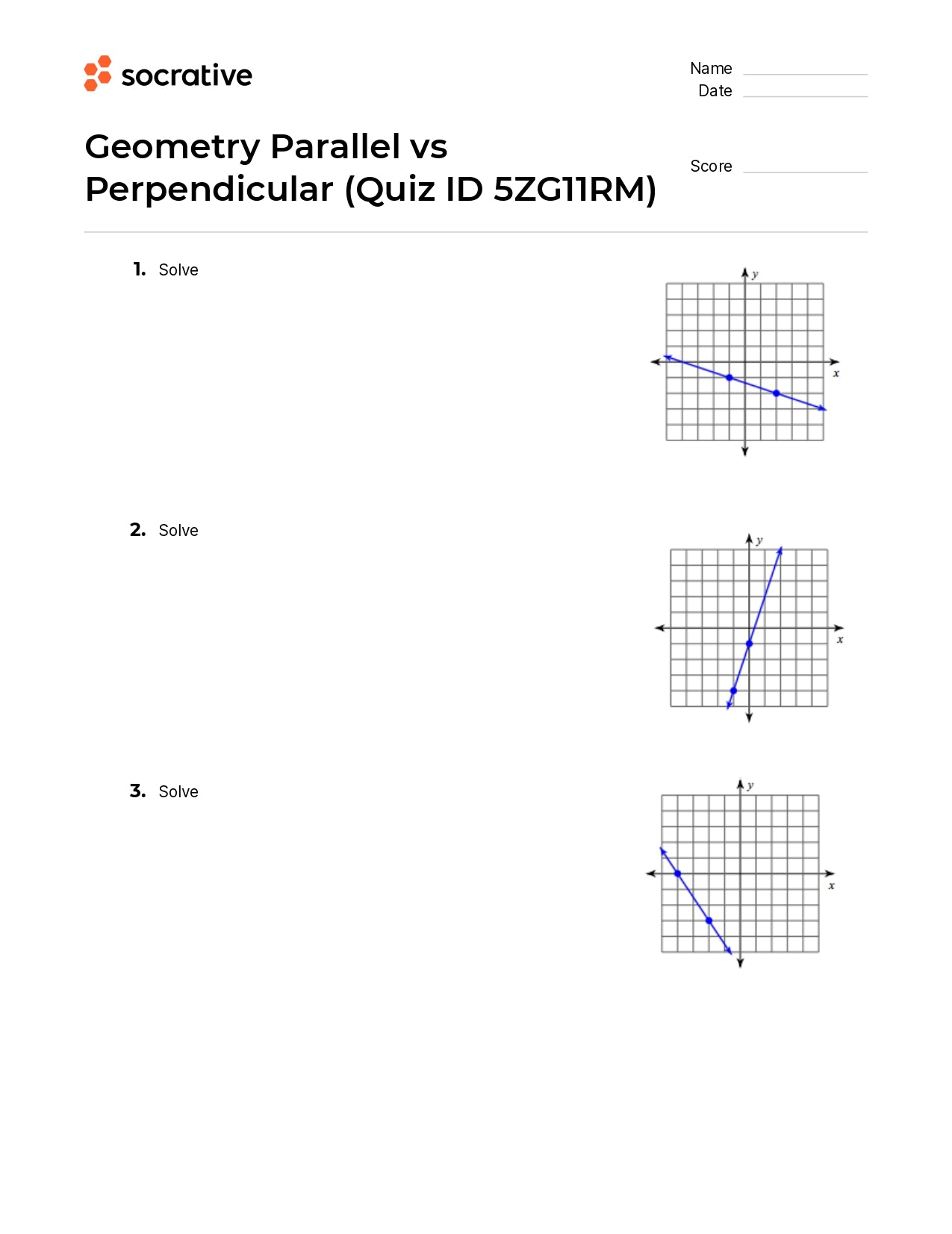 Geometry Parallel Vs Perpendicular