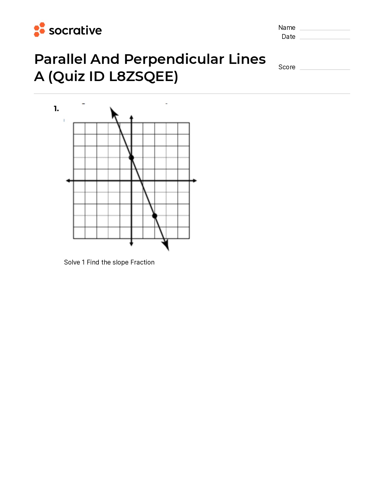 Parallel Vs Perpendicular Math Riddle Parallel And Perpendicular Lines