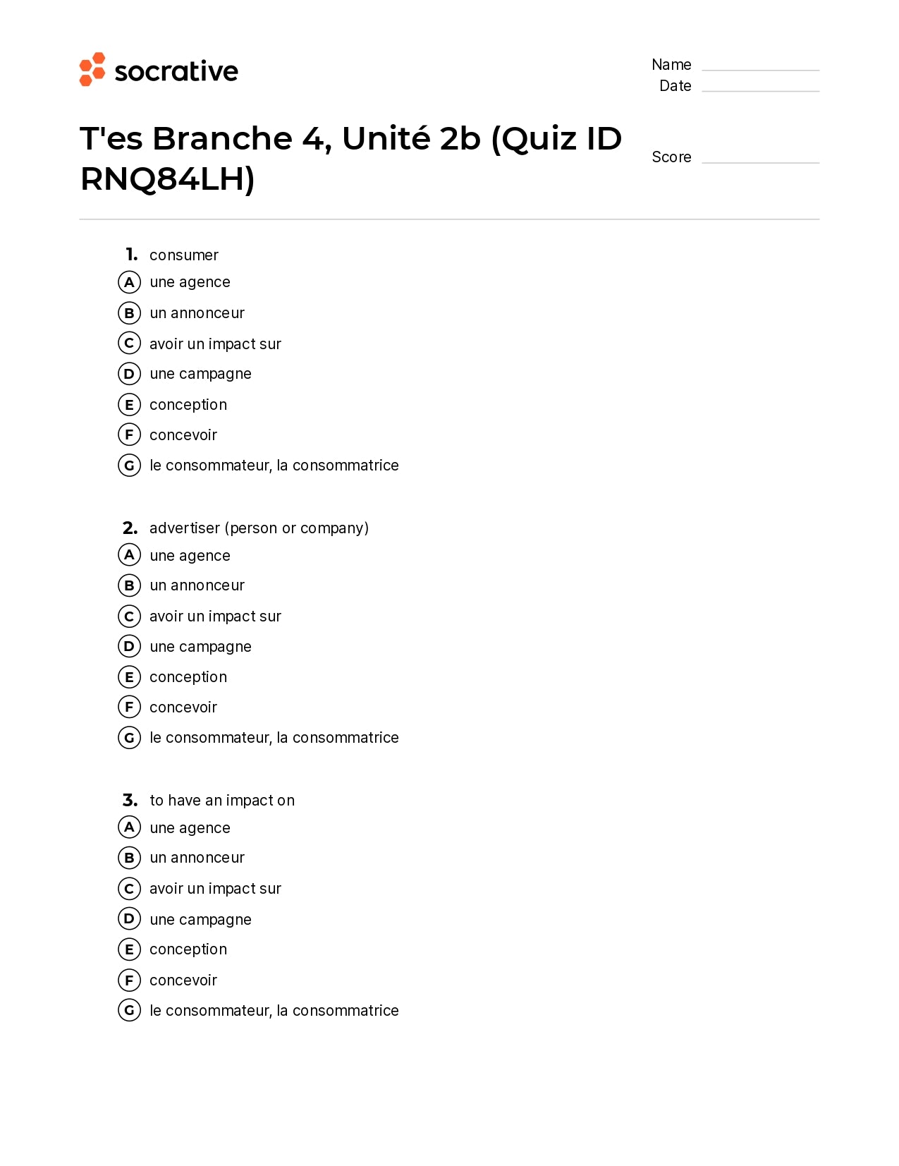 LH Quiz